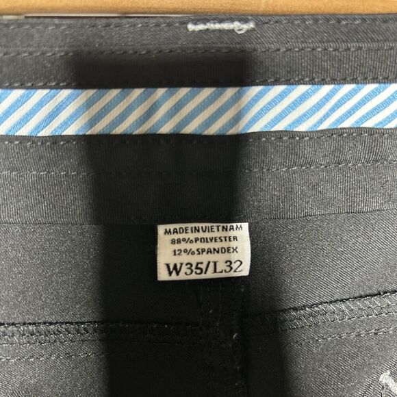 Footjoy Golf Pants 5-Pocket Style Black Color Straight Leg Size 35 x 32 - Picture 4 of 9